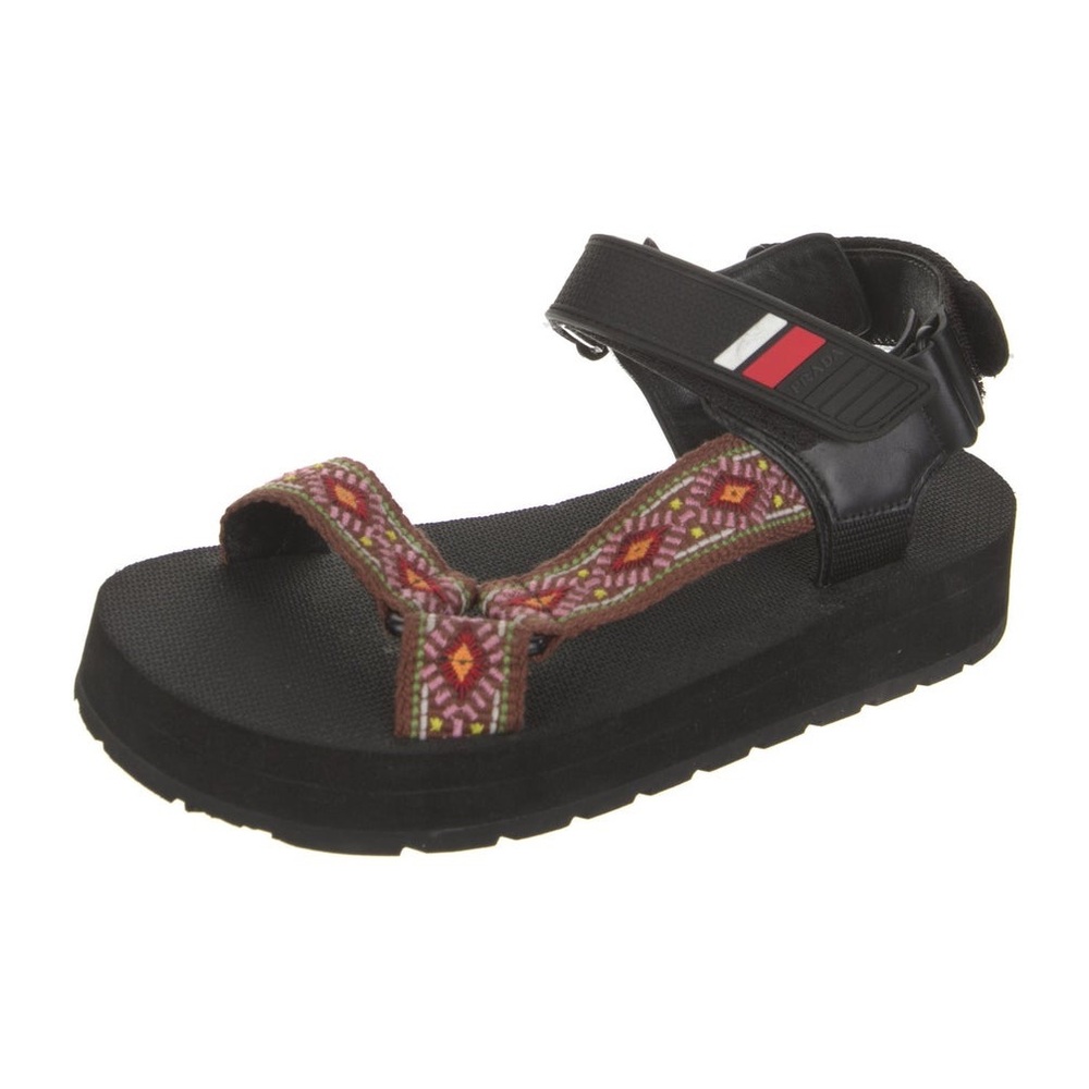 Prada Calzature Donna - Nomad Boho Embroidered Chunky Dad Sandals